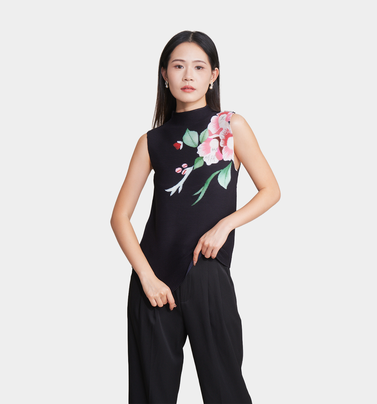 THE HANA PLEATED TOP